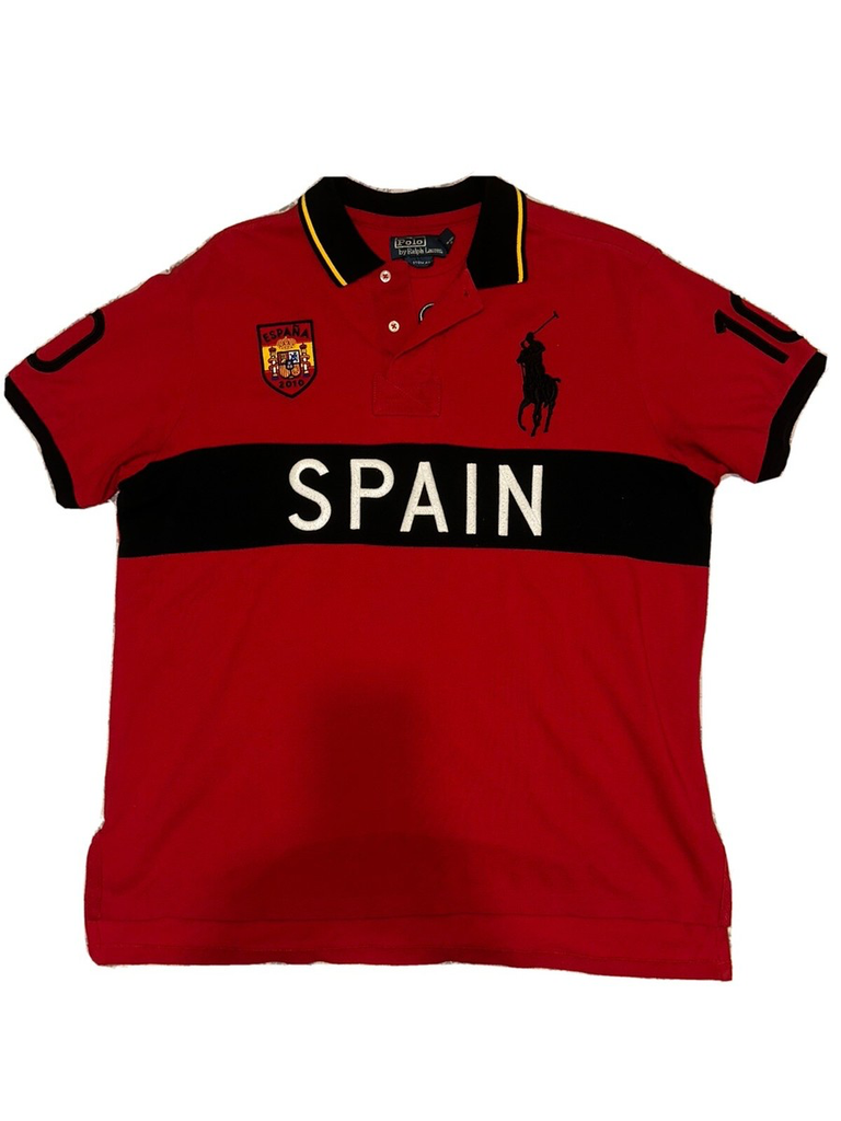 Red Polo T-Shirt – Spain Edition