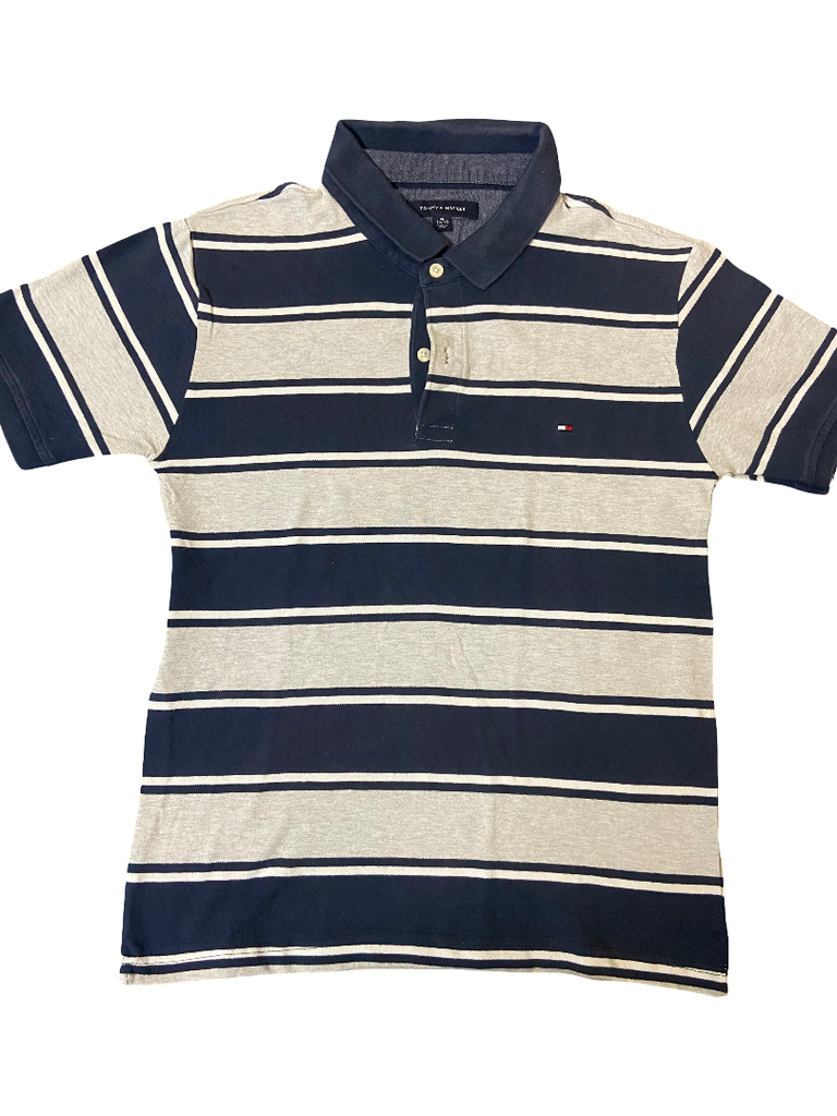 Tommy Hilfiger Striped Polo T-Shirt.
