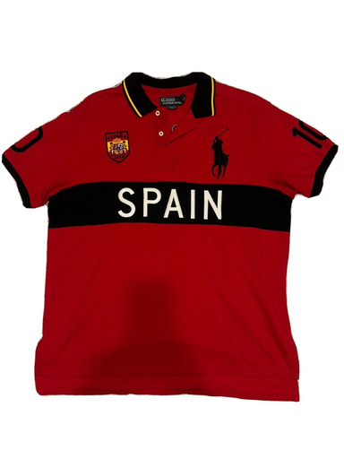 Red Polo T-Shirt – Spain Edition