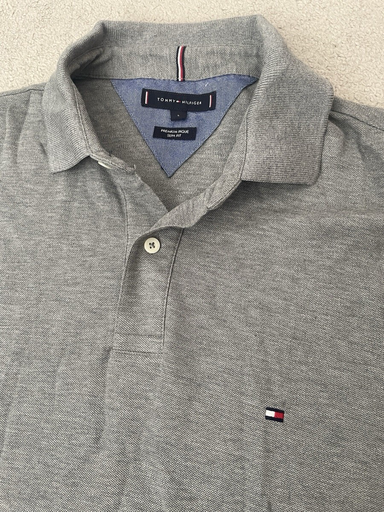 Tommy Hilfiger Grey Polo T-Shirt